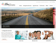 Tablet Screenshot of milescanadian.com